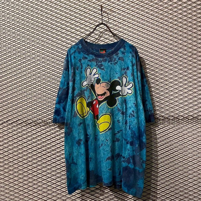 画像1: Used - Mickey Tie-dye Tee