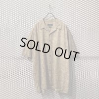 Eddie Bauer - Paisley Pattern Open Collar Linen S/S Shirt