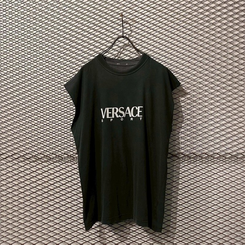 画像1: VERSACE - 90's Logo Sleeveless Tee