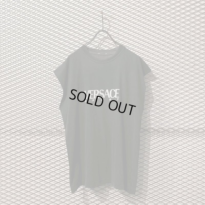 画像1: VERSACE - 90's Logo Sleeveless Tee