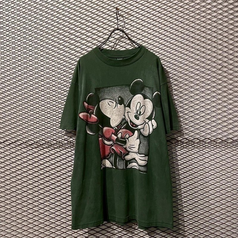 画像1: Used - Mickey & Minnie Tee