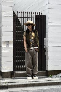 goa - Fake Fur Long Vest (Brown)