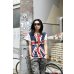 画像3: lucian pellat-finet - Skull x Union Jack Tee