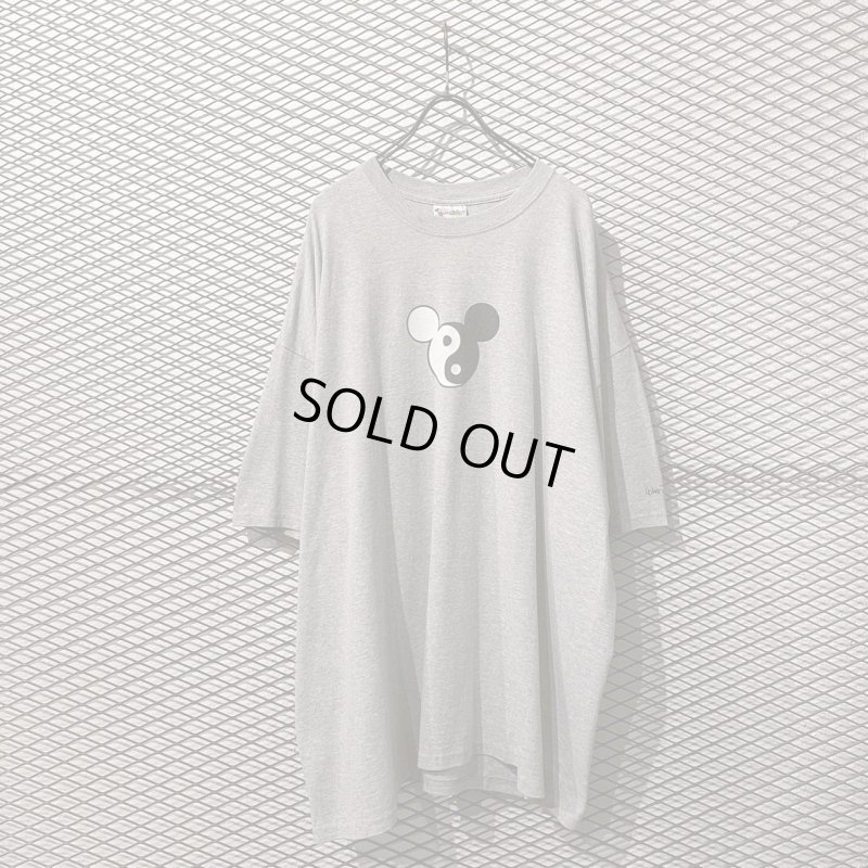 画像1: Vintage - Yin＆Yang Mickey Mouse Tee (XXL)
