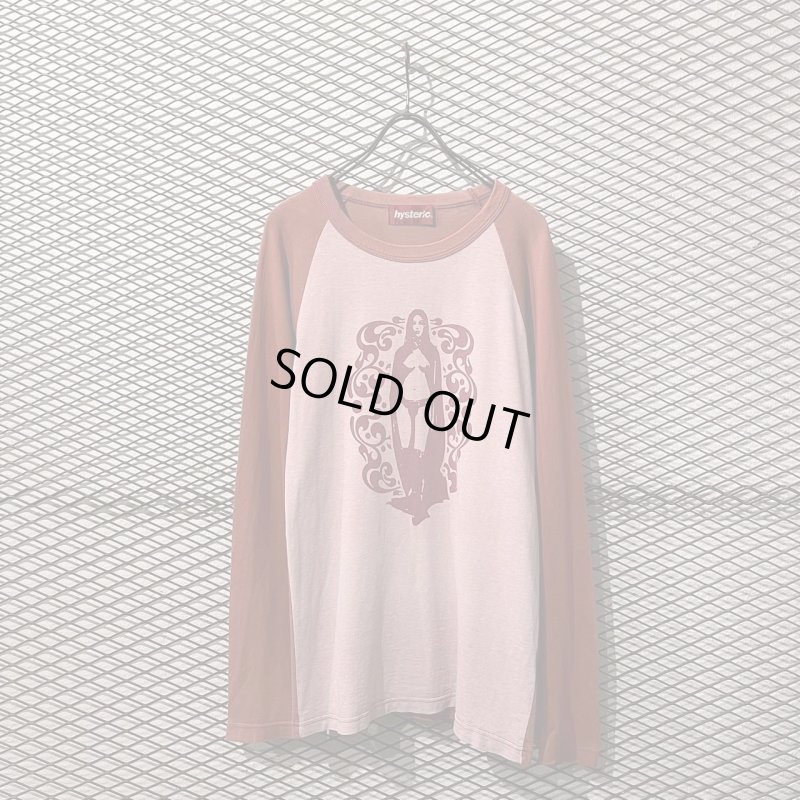 画像1: HYSTERIC - 90's Tribal Girl Raglan Tee
