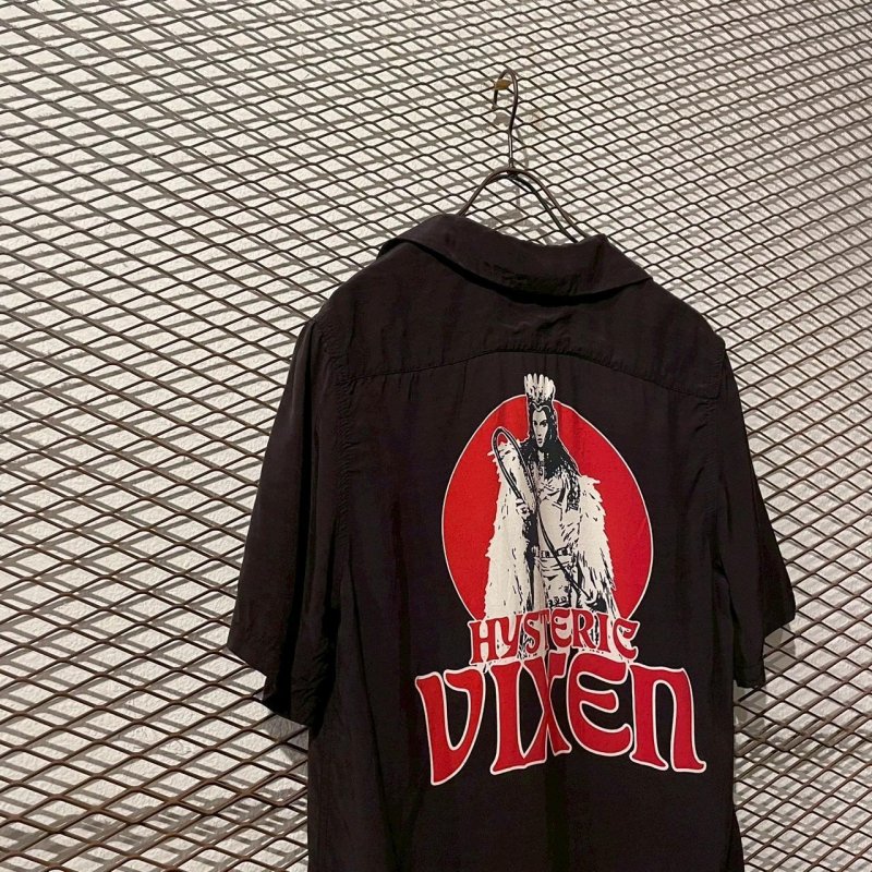 画像2: HYSTERIC GLAMOUR - 90's "VIXEN" Open Collar S/S Shirt