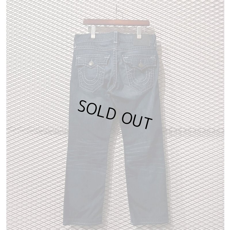 画像1: TRUE RELIGION - Thick Stitch Denim Pants