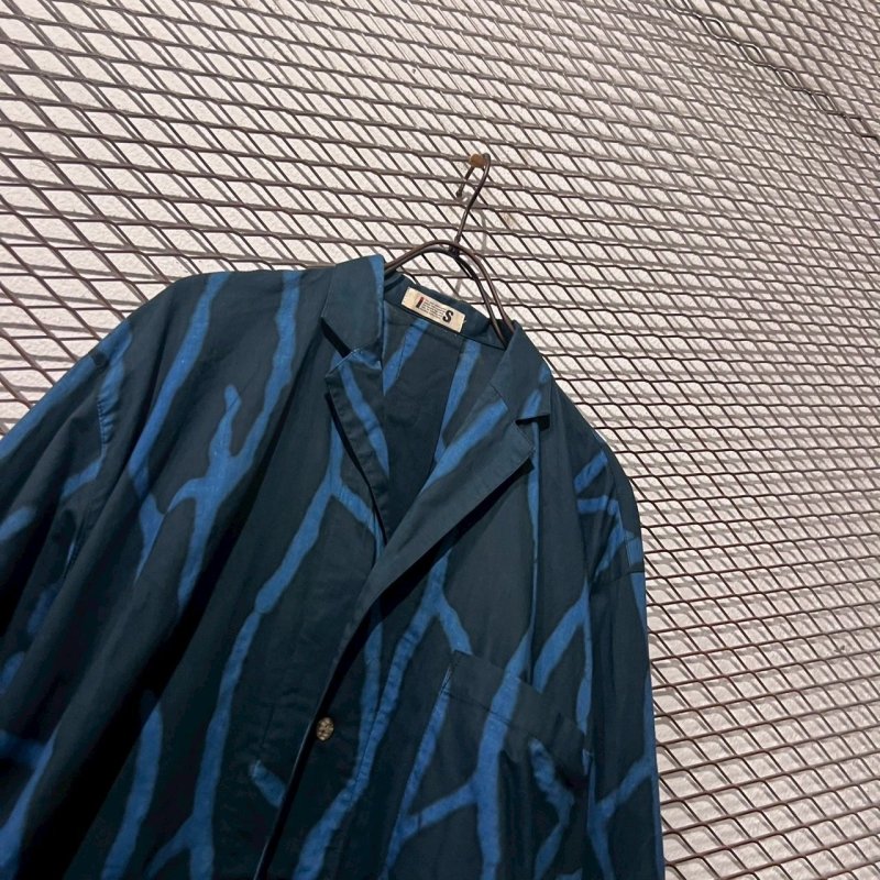 画像2: I.S. - 80's Bleached Pajama Shirt Jacket