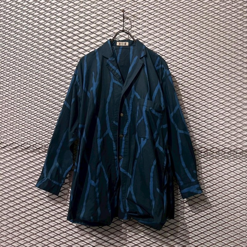画像1: I.S. - 80's Bleached Pajama Shirt Jacket