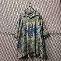 Polo Ralph Lauren - "CALDWELL" Paisley Open Collar Silk Shirt (XXL)