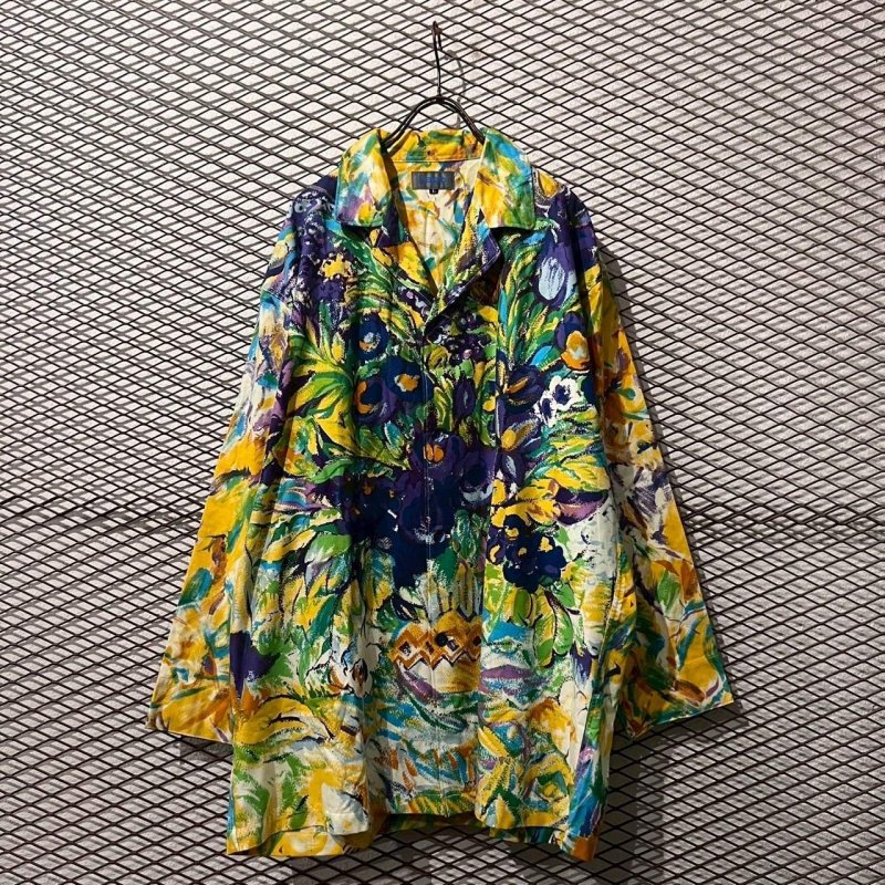 画像1: KENZO - 90's Floral Shirt Jacket