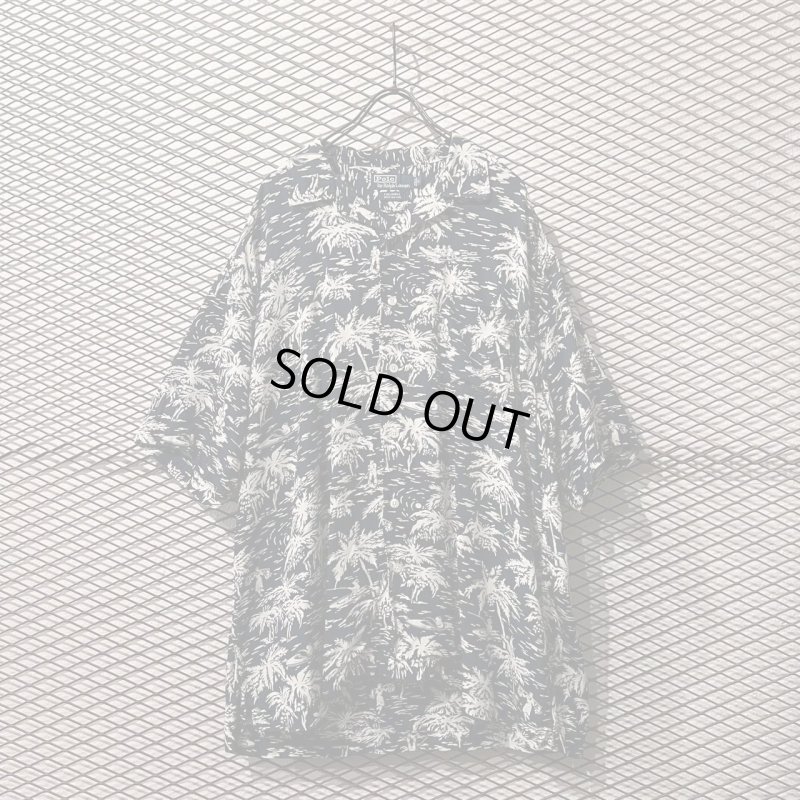画像1: POLO RALPH LAUREN - Rayon Open Collar Aloha Shirt