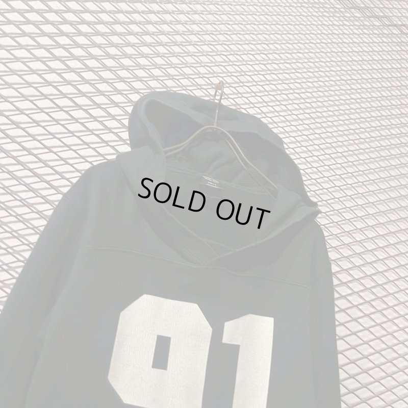 画像2: NUMBER (N)INE - "Guns" Football Hoodie (Black)
