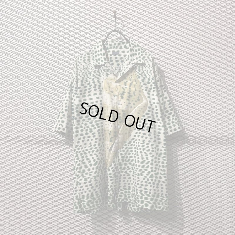 画像1: KENZO - Art Pattern Open Collar S/S Shirt