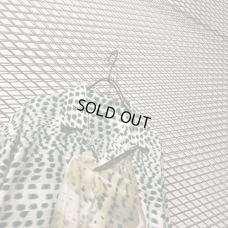 画像2: KENZO - Art Pattern Open Collar S/S Shirt