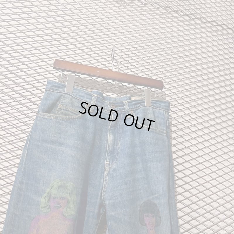 画像2: KAPITAL - Paint Damaged Denim Pants