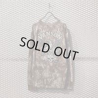 VANSON - Skull Embroidery L/S Tee