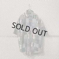 GAP - 00's Patchwork Check S/S Shirt