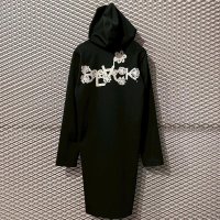 BLACK COMME des GARCONS - Flower Logo Long Hoodie