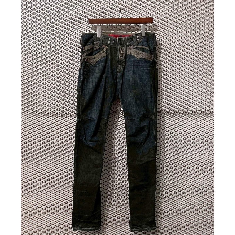 画像1: MARITHE FRANCOINS GIRBAUD - 3D Cutting Denim Pants