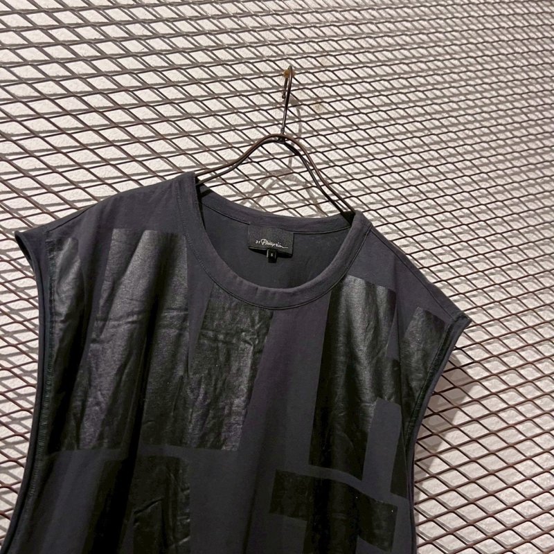 画像2: 3.1 Phillip Lim - Rubber Print Nosleeve Tops