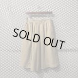 FACETASM - Lace-up Linen Wide Shorts