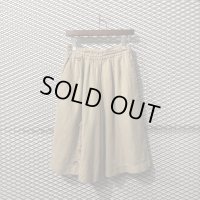 FACETASM - Lace-up Linen Wide Shorts
