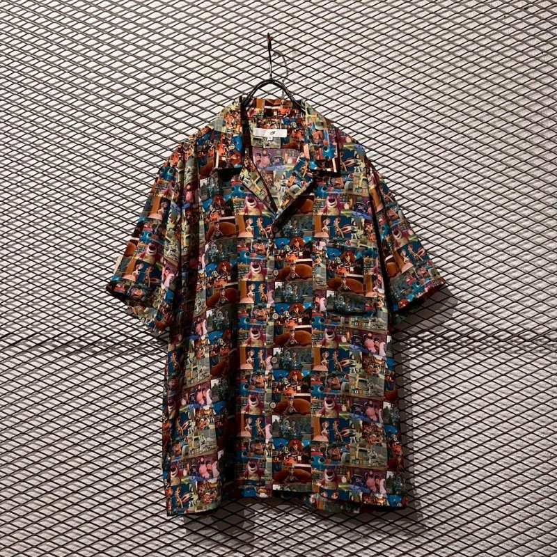 画像1: United Arrows - "Toy Story" Multi-Pattern S/S Shirt