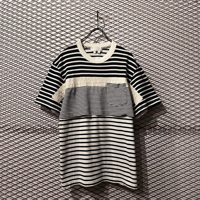 画像1: GANRYU - Border Switching Tee