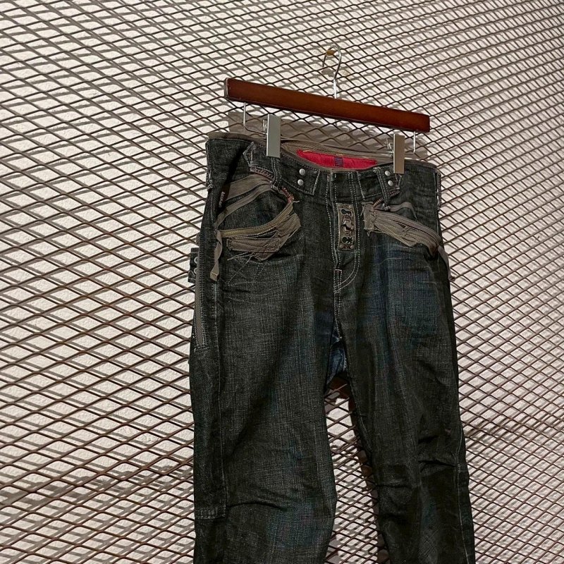 画像2: MARITHE FRANCOINS GIRBAUD - 3D Cutting Denim Pants