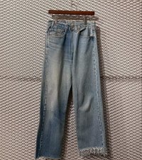 77circa - Reconstructed Frayed Denim Pants