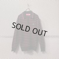 THEE HYSTERIC XXX - Border Knit Polo Shirt