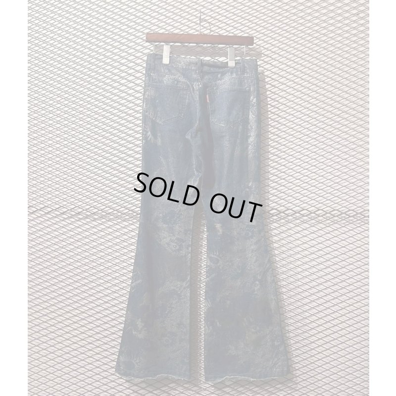 画像6: TORNADO MART - Botanical Flared Denim Pants