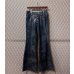 画像1: TORNADO MART - Botanical Flared Denim Pants (1)