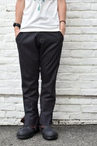 sulvam - Striped Sarouel Slacks