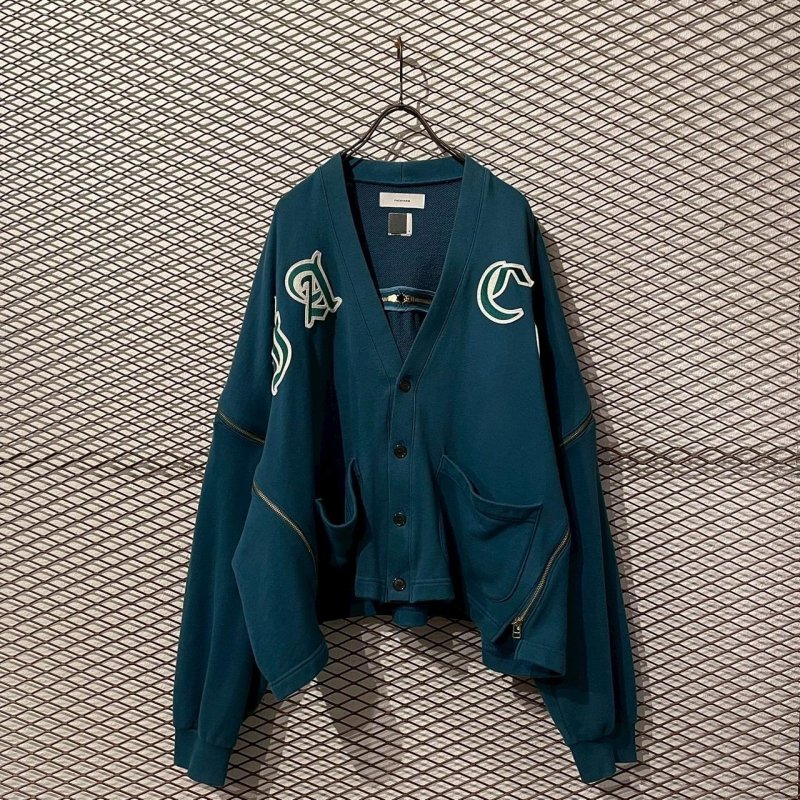 画像1: FACETASM - Zip Design Sweat Cardigan