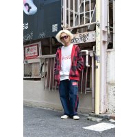 FACETASM - "Coca-Cola" Wide Denim Painter Pants