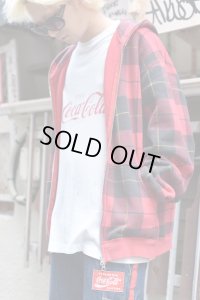 MASTER PIECE - 00's Check Zip-Up Hoodie