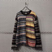 COMME des GARCONS HOMME DEUX - Multi Pattern Switching Knit