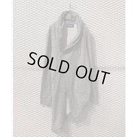 TORNADO MART - Fringed Asymmetrical Hooded Jacket