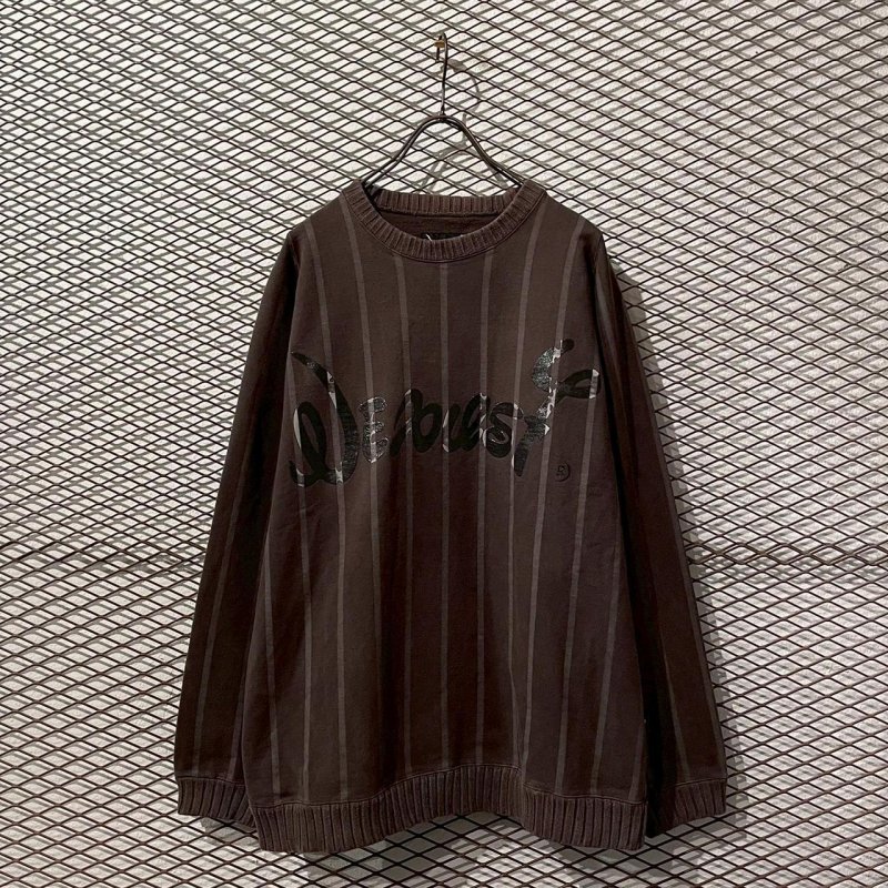 画像1: NEXUS VII - 00's Striped Logo Sweat