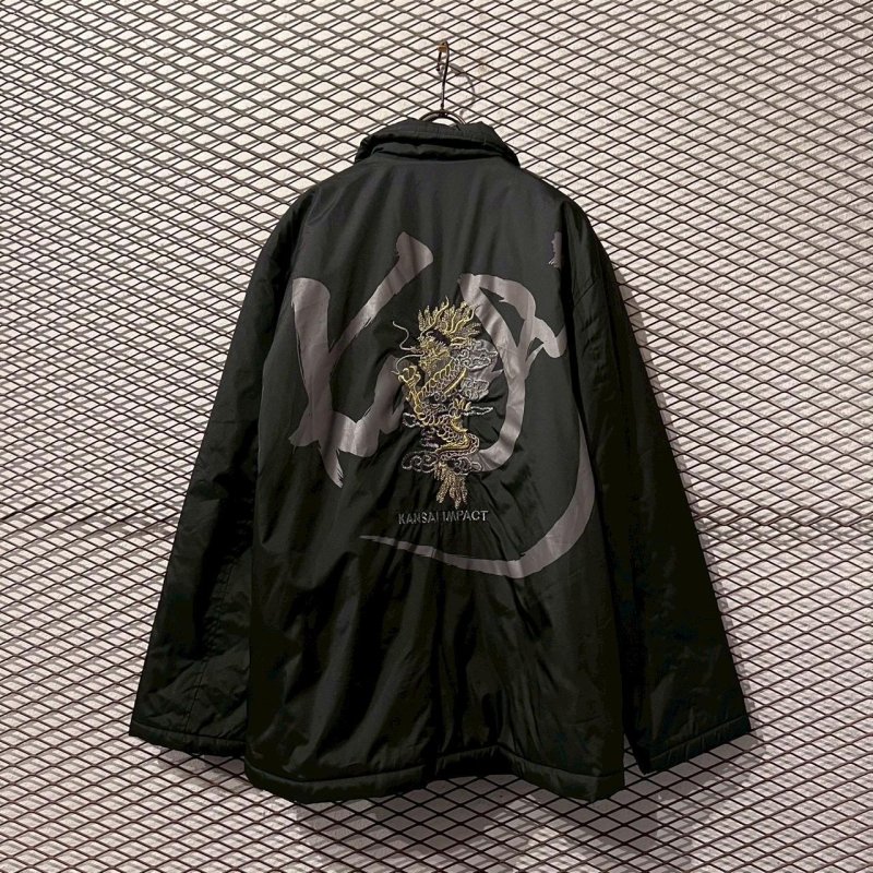 画像1: KANSAI IMPACT - 90's Souvenir Embroidery Bomber Jacket