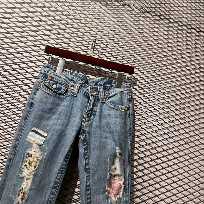 画像2: TRUE RELIGION - Patchwork Flared Denim Pants