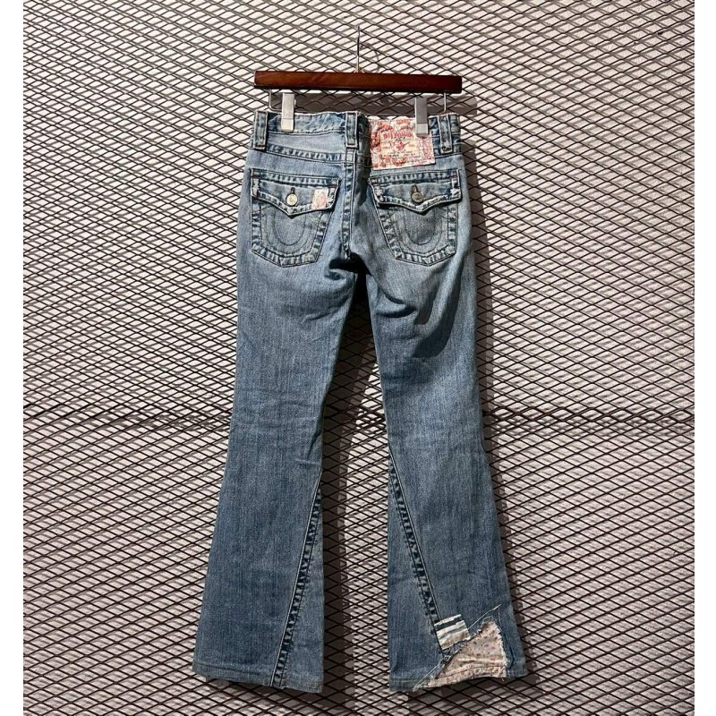 画像6: TRUE RELIGION - Patchwork Flared Denim Pants