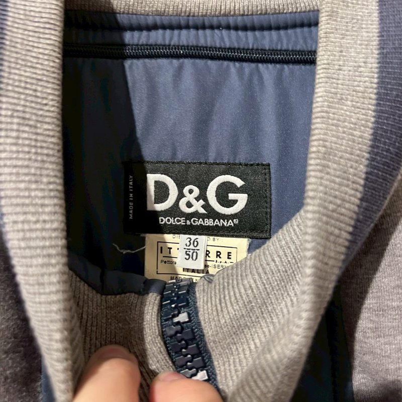 画像6: D&G - Sweat Switching Zip-up Blouson