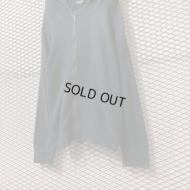 画像3: EMPORIO ARMANI - Over Zip-up Knit Hoodie