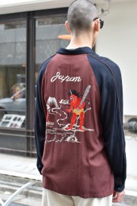 HOUSTON - Japanese Embroidery Open Collar L/S Shirt