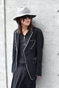 SHARE SPIRIT - 1B Frayed Tailored Jacket