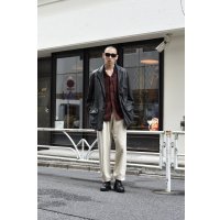 B&C - 2B Leather Long Tailored Jacket