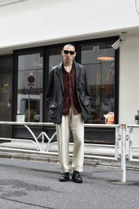B&C - 2B Leather Long Tailored Jacket
